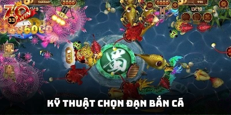 Cách chơi bắn cá online luôn thắng qua các kỹ thuật chọn đạn
