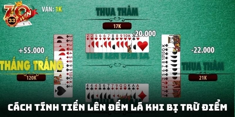 Cách tính điểm trong tiến lên đếm lá bị trừ điểm