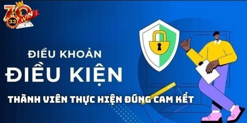 Thành viên thực hiện đúng cam kết khi tham gia sử dụng sản phẩm