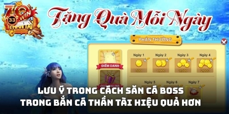Lưu ý trong cách săn cá Boss trong bắn cá Thần Tài hiệu quả hơn