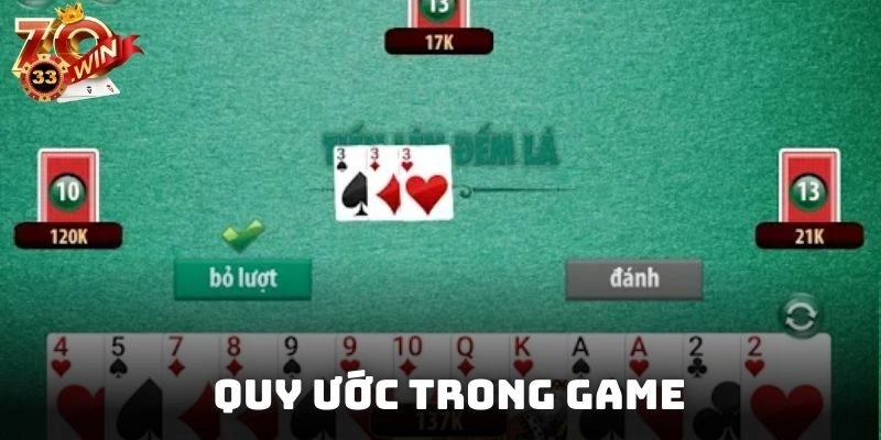 Cách tính điểm trong tiến lên đếm lá quy ước trong game