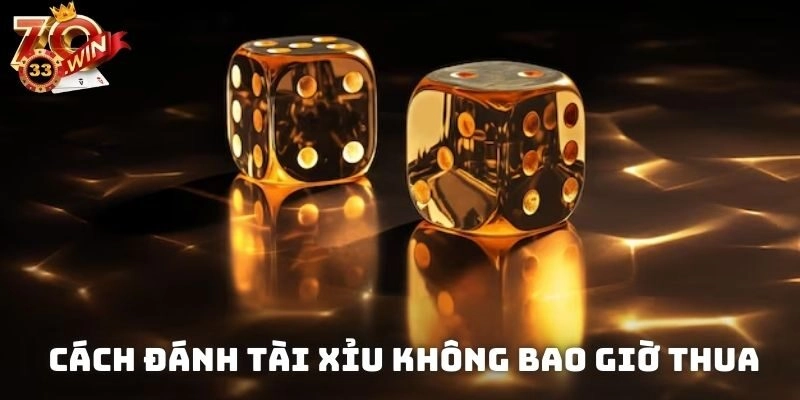 Cách đánh tài xỉu không bao giờ thua